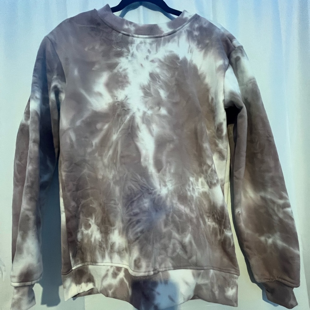 Purple Tye Dye Soft Crewneck